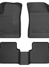 Husky Liners WeatherBeater Floor Liners Black for 13-15 Chevy Malibu Front & 2nd Row                                     - 98191 - Image 3