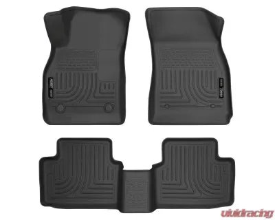 Husky Liners WeatherBeater Floor Liners Black for 13-15 Chevy Malibu Front & 2nd Row - 98191
