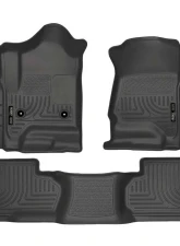 Husky Liners WeatherBeater Floor Liners Black for 14-15 Silverado/Sierra Dbl Cab                                     - 98241 - Image 3