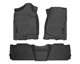 Husky Liners WeatherBeater Floor Liners Black for 07-14 Escalade/Tahoe/Yukon