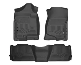 Husky Liners WeatherBeater Floor Liners Black for 07-14 Escalade/Yukon