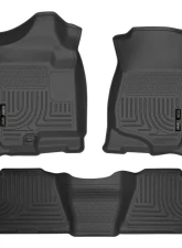 Husky Liners WeatherBeater Floor Liners Black for 07-14 Escalade/Yukon                                     - 98261 - Image 3