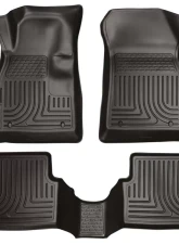Husky Liners WeatherBeater Floor Liners Front & 2nd Row Black 12-15 Chevy Sonic                                     - 98291 - Image 3