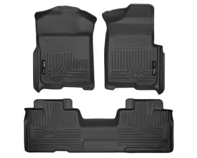 Husky Liners WeatherBeater Black Floor Liners for 09-14 F-150 SuperCab