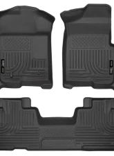 Husky Liners WeatherBeater Black Floor Liners for 09-14 F-150 SuperCab                                     - 98341 - Image 3