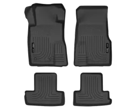 Husky Liners WeatherBeater Floor Liners Black for 10-14 Ford Mustang Front & 2nd Row