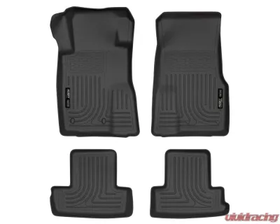 Husky Liners WeatherBeater Floor Liners Black for 10-14 Ford Mustang Front & 2nd Row - 98371