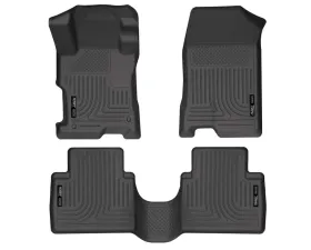 Husky Liners WeatherBeater Floor Liners Black Front & 2nd Row 08-12 Honda Accord