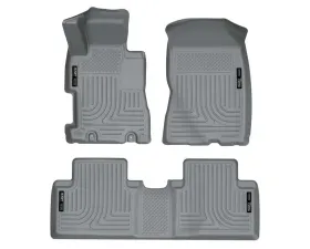 Husky Liners WeatherBeater Floor Liners Grey for 06-11 Honda Civic 4 Door