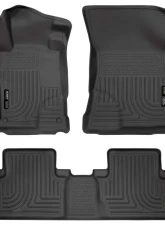 Husky Liners WeatherBeater Floor Liners Black for 12-13 Honda Civic 4 Door                                     - 98441 - Image 3