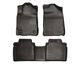 Husky Liners WeatherBeater Floor Liners Front & 2nd Row Black 07-11 Camry