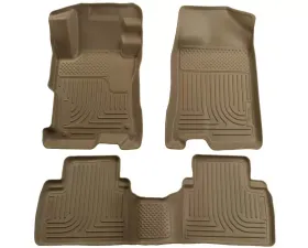 Husky Liners WeatherBeater Floor Liners Tan for 09-13 Corolla/Matrix/Vibe