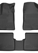 Husky Liners WeatherBeater Black Floor Liners for 09-13 Corolla/Matrix/Vibe FWD                                     - 98531 - Image 3