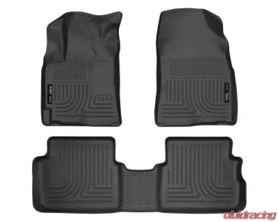 Husky Liners WeatherBeater Black Floor Liners for 09-13 Corolla/Matrix/Vibe FWD - 98531