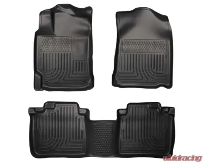 Husky Liners WeatherBeater Floor Liners Black for 09-11 Toyota Venza Front & 2nd Row - 98541