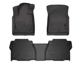 Husky Liners WeatherBeater Floor Liners Front & 2nd Row Black 10-11 Tundra