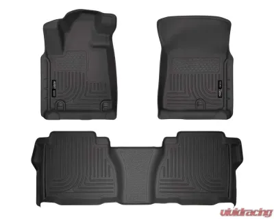 Husky Liners WeatherBeater Floor Liners Front & 2nd Row Black 10-11 Tundra - 98581