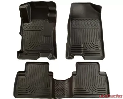 Husky Liners WeatherBeater Floor Liners Black for 07-12 Nissan Altima 4 Door - 98601
