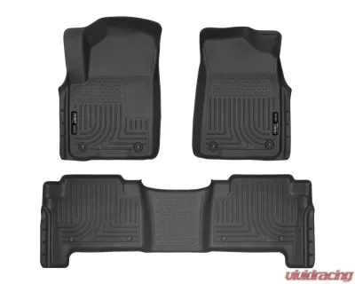 Husky Liners WeatherBeater Floor Liners Black for 11-13 Infiniti QX56/QX80 - 98611