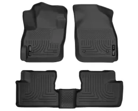 Husky Liners WeatherBeater Floor Liners Front & 2nd Row Black 10-13 Mazda 3