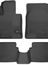 Husky Liners WeatherBeater Floor Liners Black for 14-16 Mazda 3 Front & 2nd Row                                     - 98651 - Image 3