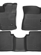 Husky Liners WeatherBeater Floor Liners Front & 2nd Row 2015 Venza Black                                     - 98661 - Image 3