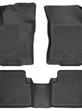 Husky Liners WeatherBeater Floor Liners Black for 14-15 Nissan Rogue Front & 2nd Row                                     - 98671 - Image 3