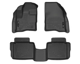 Husky Liners WeatherBeater Floor Liners Black for 10-15 Ford Taurus Front & 2nd Row
