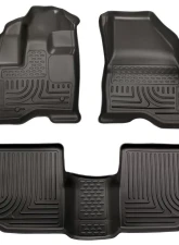 Husky Liners WeatherBeater Floor Liners Front & 2nd Row 09-15 Lincoln MKS, Black                                     - 98731 - Image 3