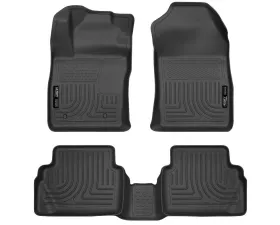 Husky Liners WeatherBeater Floor Liners Black for 11-15 Ford Fiesta Front & 2nd Row