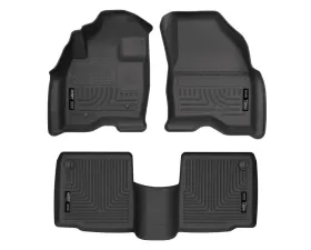 Husky Liners WeatherBeater Floor Liners Black for 11-14 Ford Explorer Front & 2nd Row