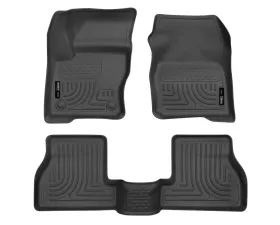 Husky Liners WeatherBeater Floor Liners Black for 12-15 Ford Focus Front & 2nd Row