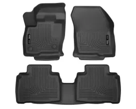 Husky Liners WeatherBeater Floor Liners Front & 2nd Row Black 2015-2021 Ford Edge