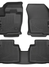Husky Liners WeatherBeater Floor Liners Front & 2nd Row Black 2015-2021 Ford Edge                                     - 98781 - Image 3