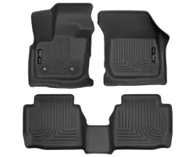 Husky Liners Front & 2nd Seat Floor Liners Black for 17-18 Ford Fusion, MKZ