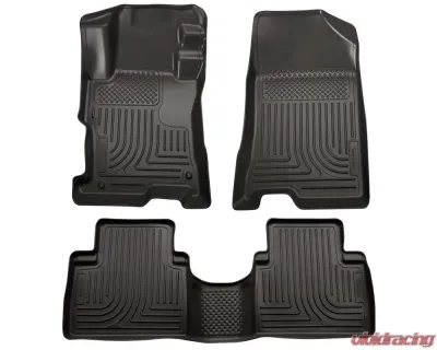 Husky Liners WeatherBeater Floor Liners Black for 11-13 Kia Sorento 3rd Row - 98811