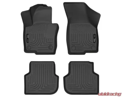 Husky Liners WeatherBeater Floor Liners Front & 2nd Row Black 11-15 Jetta - 98831