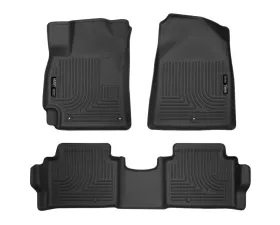 Husky Liners Black Front & 2nd Seat Floor Liners for 17-18 Hyundai Elantra