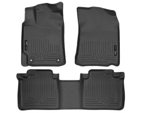 Husky Liners WeatherBeater Floor Liners Black for 12-15 Toyota Camry 4-Door