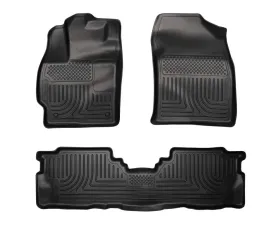 Husky Liners WeatherBeater Floor Liners Black for 12-15 Toyota Prius V