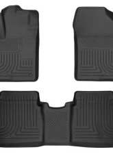 Husky Liners WeatherBeater Floor Liners Front & 2nd Row Black for 10-14 Prius                                     - 98921 - Image 3