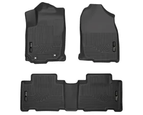 Husky Liners WeatherBeater Floor Liners Front & 2nd Row Black 13-15 RAV4