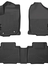 Husky Liners WeatherBeater Floor Liners Front & 2nd Row Black 13-15 RAV4                                     - 98971 - Image 3