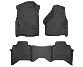 Husky Liners WeatherBeater Floor Liners Black for 09-14 Dodge Ram Quad Cab