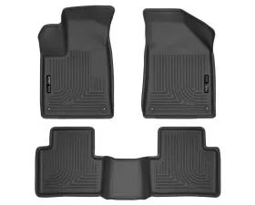 Husky Liners WeatherBeater Floor Liners Black for 2015 Chrysler 200 Front & 2nd Row