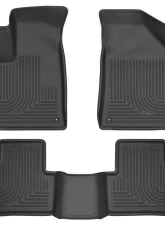Husky Liners WeatherBeater Floor Liners Black for 2015 Chrysler 200 Front & 2nd Row                                     - 99071 - Image 3