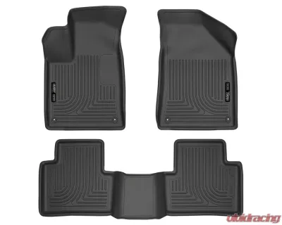 Husky Liners WeatherBeater Floor Liners Black for 2015 Chrysler 200 Front & 2nd Row - 99071