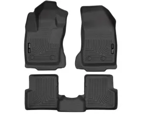 Husky Liners WeatherBeater Floor Liners Front & 2nd Row 2015 Jeep Renegade - Black