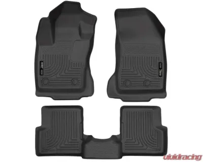 Husky Liners WeatherBeater Floor Liners Front & 2nd Row 2015 Jeep Renegade - Black - 99081