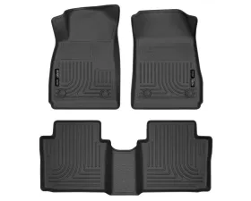 Husky Liners WeatherBeater Floor Liners Front & 2nd Row Black 14-15 Chevy Impala